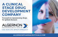 Learn More about Algernon Pharmaceuticals Inc.